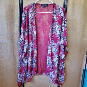 Almost Famous Kimono w/ Lace Back Size XL